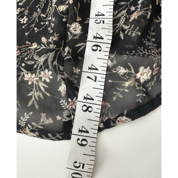 ASTR Dress Women's Large Floral Fairy Whimsigoth Asymmetric Elastic Back Party - Picture 10 of 10